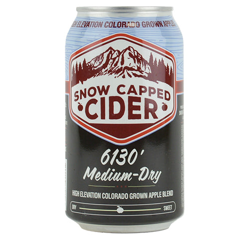 Snow Capped 6130' Medium-Dry Cider by Snow Capped Cider, beer label