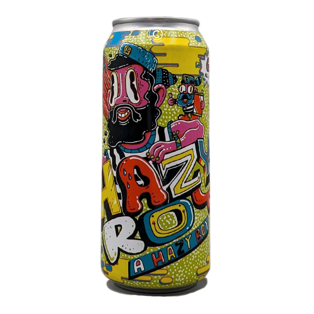 Hazy Roy: A Hazy Boy Hazy IPA by Refined Fool Brewing Company, beer label