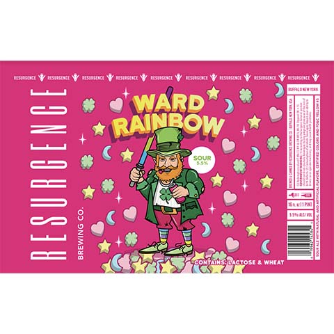 Resurgence Ward Rainbow Sour by Resurgence Brewing Company, beer label