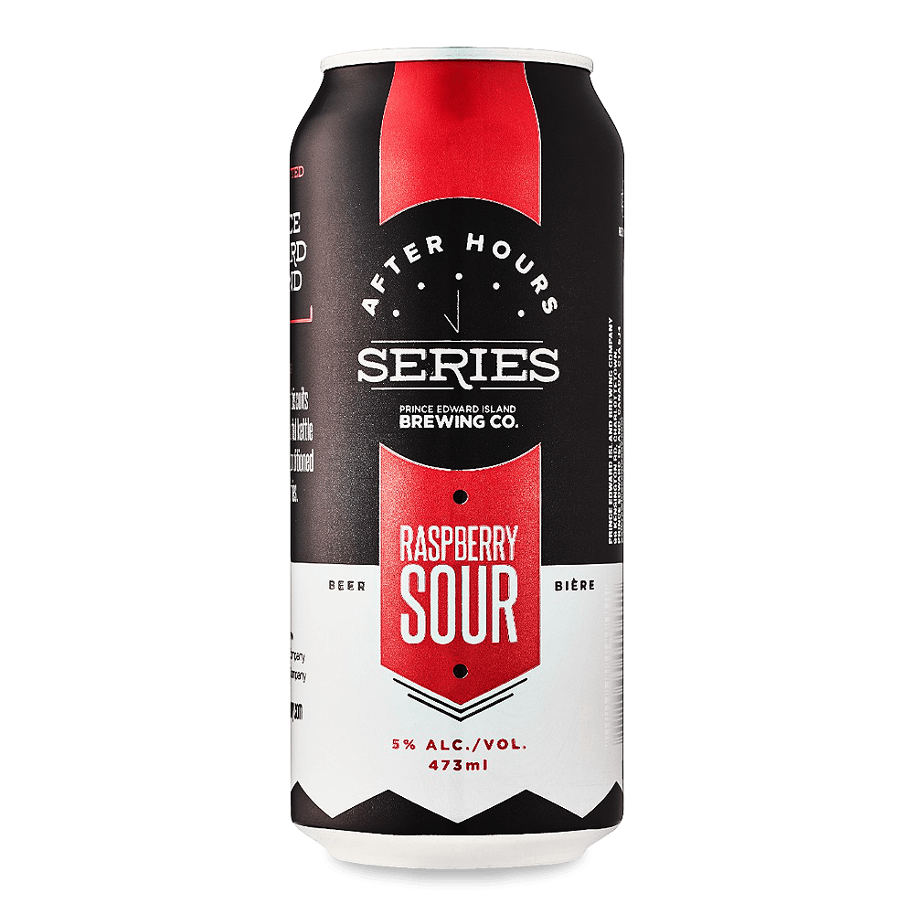 After Hours Raspberry Sour by PEI Brewing Co., beer label