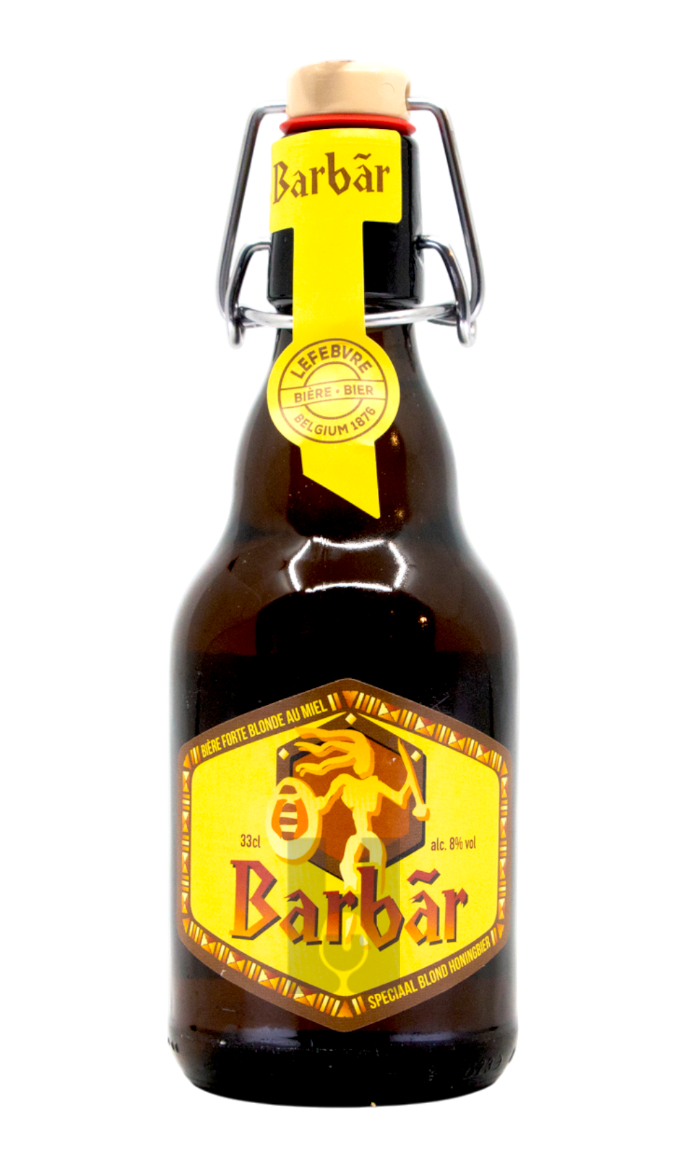 Brasserie Lefebvre Barbãr by Lefebvre Brewery, beer label