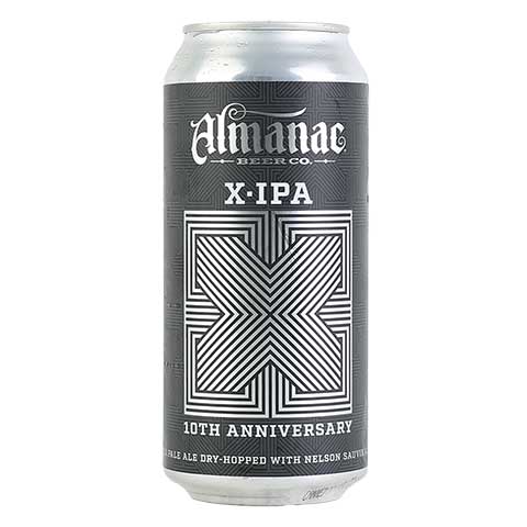 Almanac X Anniversary Hazy IPA by Almanac Beer Company, beer label