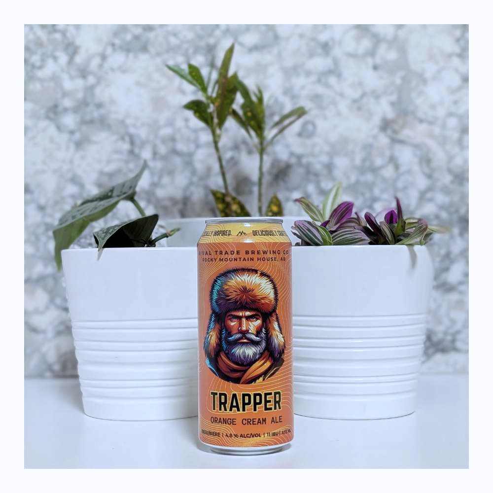 Co. Trapper Orange Cream Ale by Rival Trade Brewing, beer label