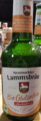 Lammsbräu Bier glutenfrei alkoholfrei by Neumarkter Lammsbräu, beer label