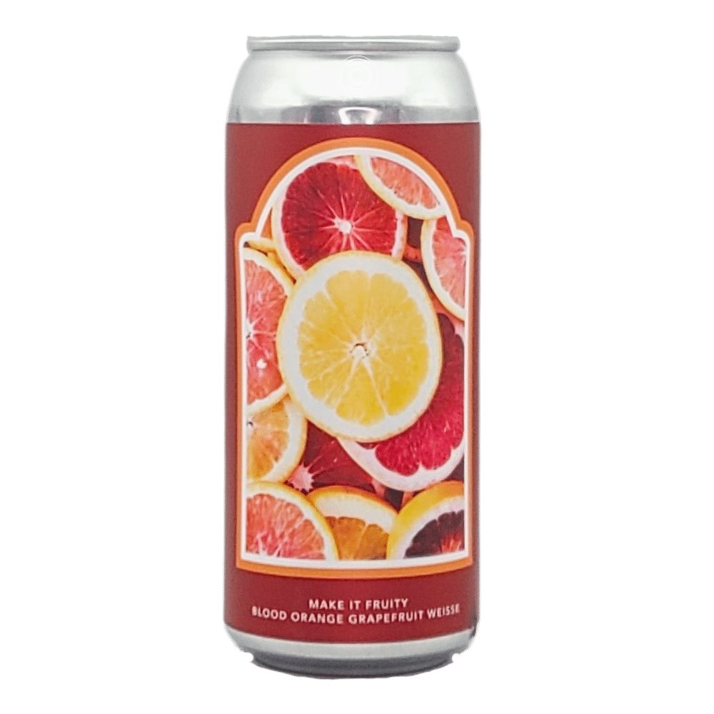 NYC Make It Fruity Blood Orange Grapefruit Weisse by Evil Twin Brewing, beer label