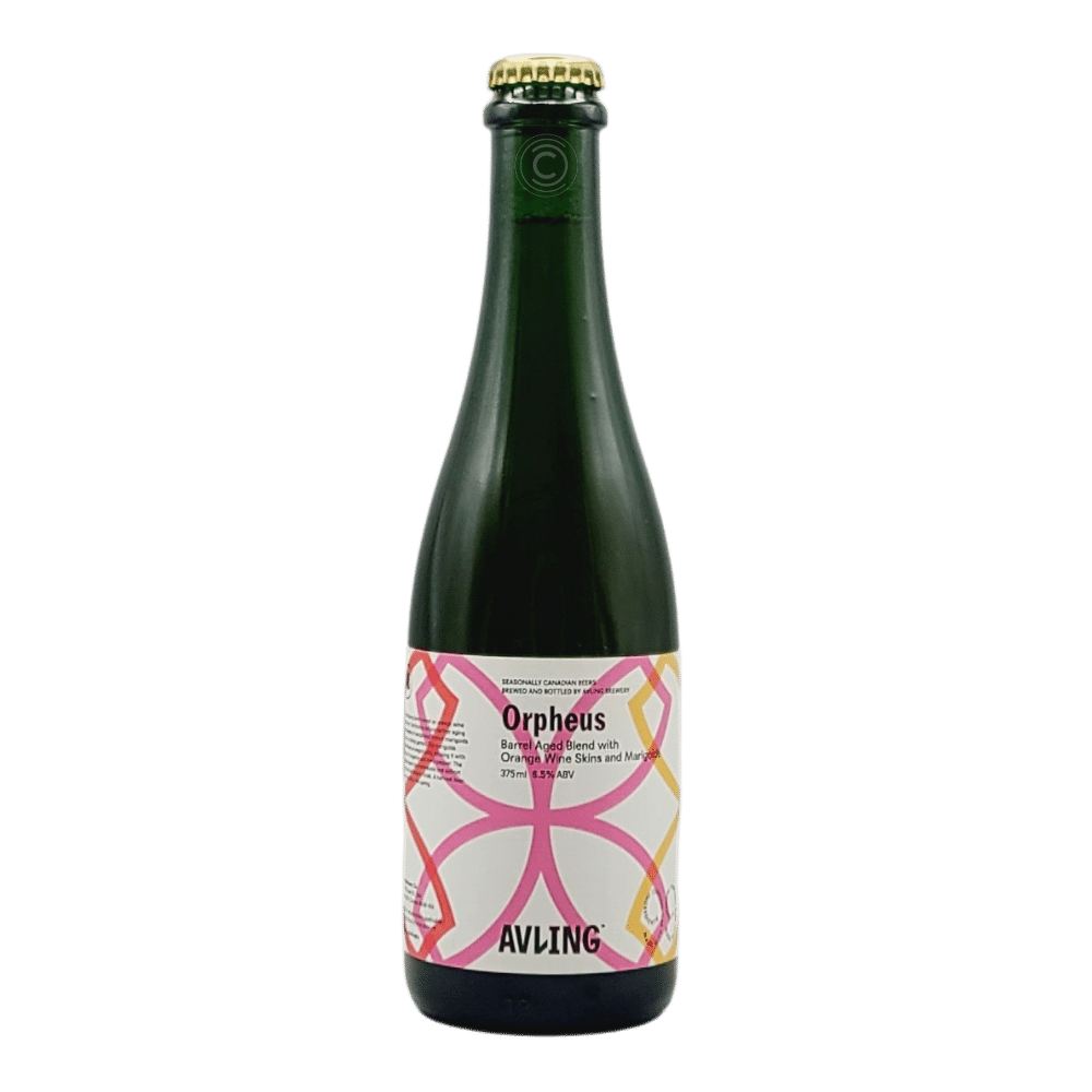 Orpheus Saison by Avling Brewery, beer label