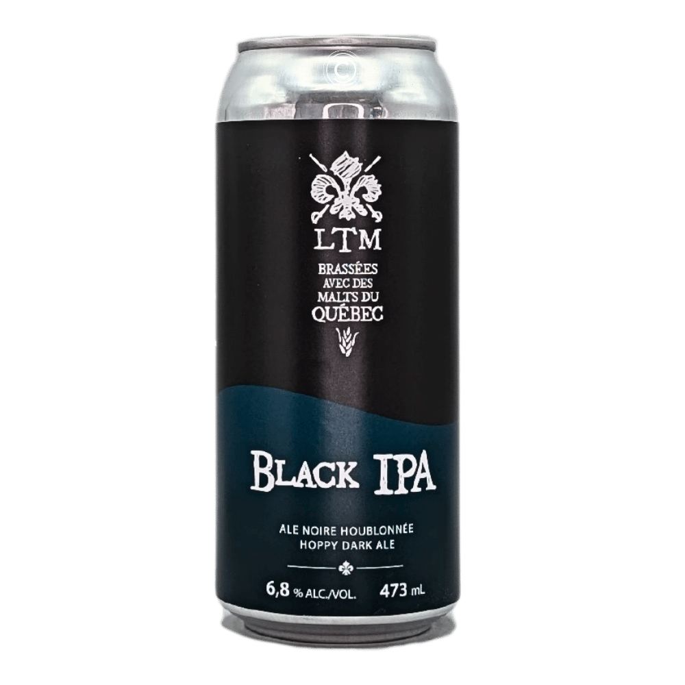 Black IPA by Les Trois Mousquetaires, beer label