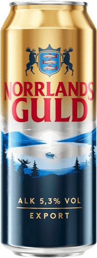 Norrlands Guld Export by Spendrups Bryggeri, beer label