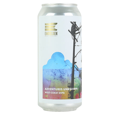 Embolden Adventures Unknown DIPA by Embolden Beer Company, beer label