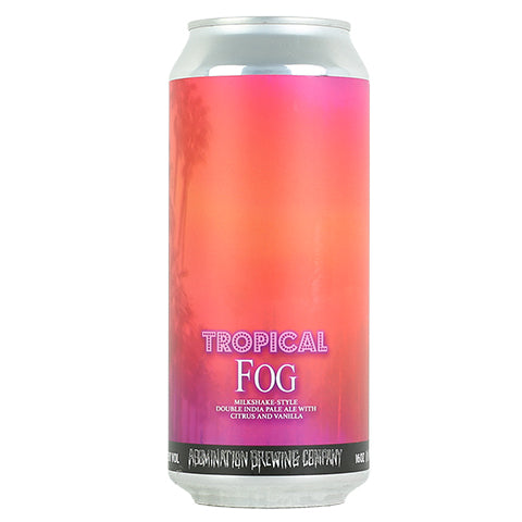 Abomination Tropical Fog Milkshake DIPA (Mimosa) by Abomination Brewing Company, beer label