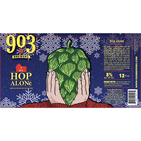 903 Brewers Hop Alone IPA by 903 Brewers, beer label