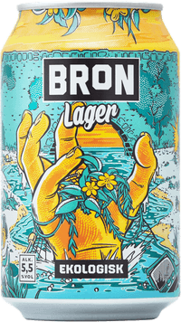 Bron Ekologisk by Åbro Bryggeri, beer label
