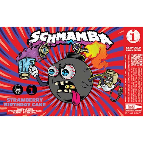 Imprint Beer Schmamba Strawberry Birthday Cake Sour Ale by Imprint Beer Company, beer label