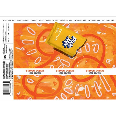 Untitled Art Pixie Mix Citrus Punch Hard Seltzer by Untitled Art, beer label