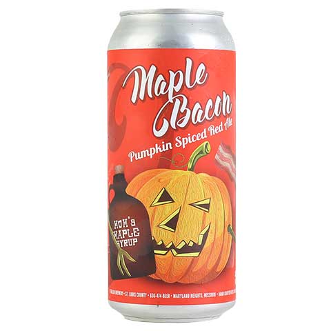 O'Fallon Maple Bacon Pumpkin Spiced Red Ale by O'Fallon Brewery, beer label