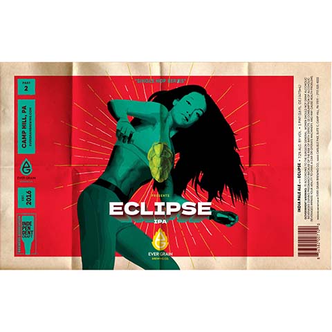 Ever Grain Eclipse IPA by Ever Grain Brewing Co, beer label