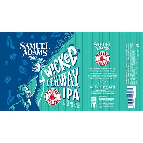 Samuel Adams Wicked Fenway IPA by Samuel Adams, beer label