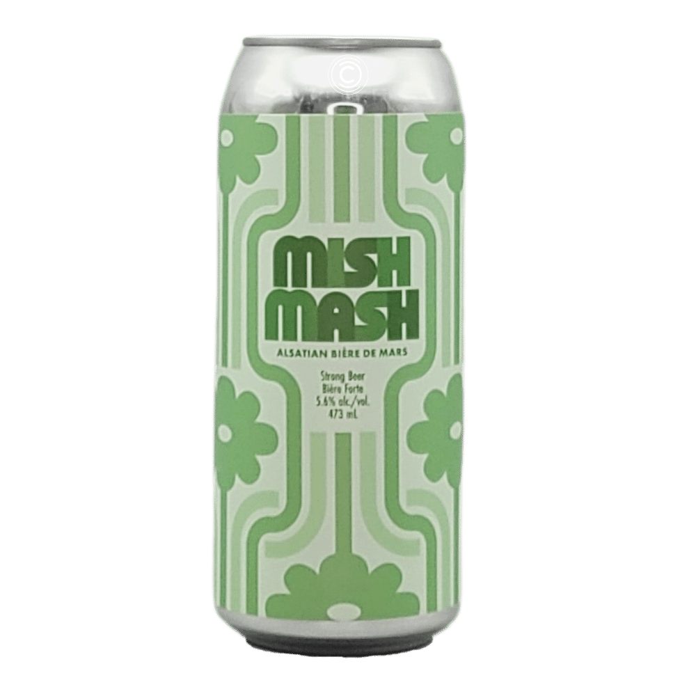 Mish Mash Ale Biere De Mars by Cabin Brewing Company, beer label