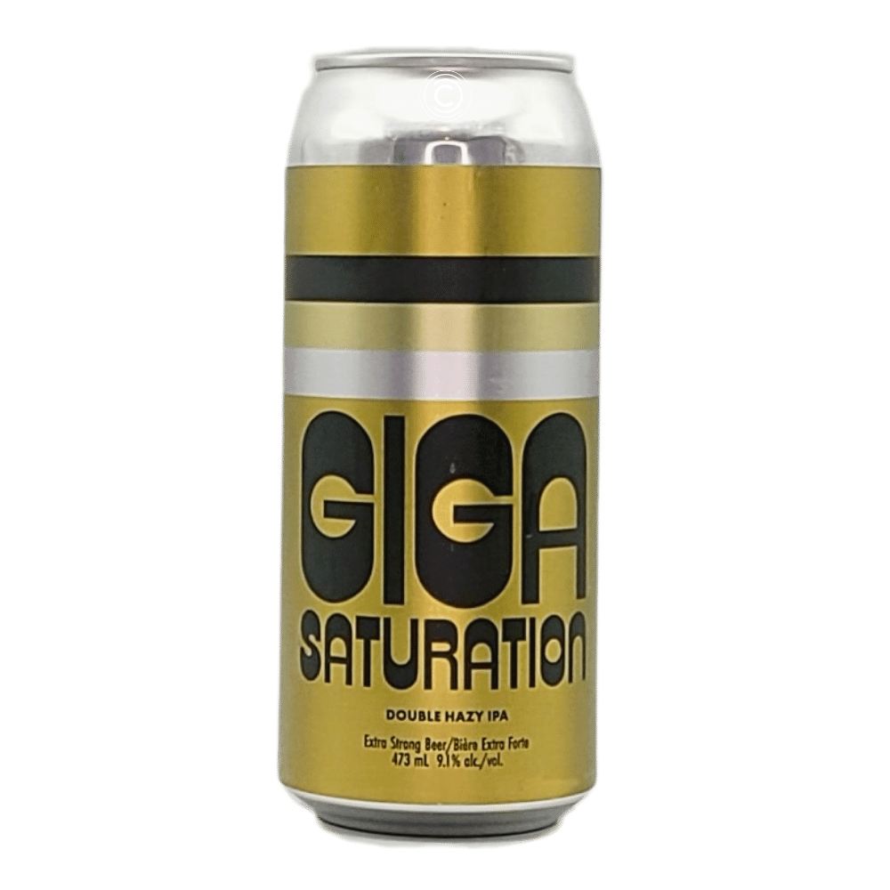 Giga Saturation Imperial Hazy IPA by Cabin Brewing Company, beer label