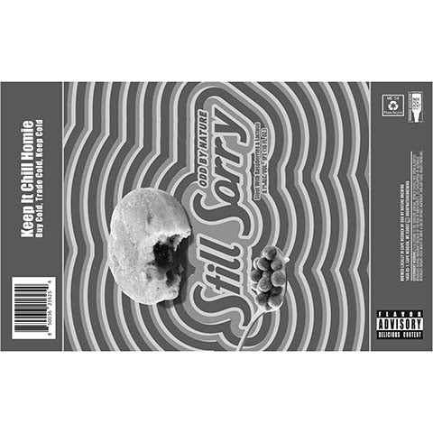 Odd By Nature Still Sorry Stout by Odd By Nature Brewing, beer label