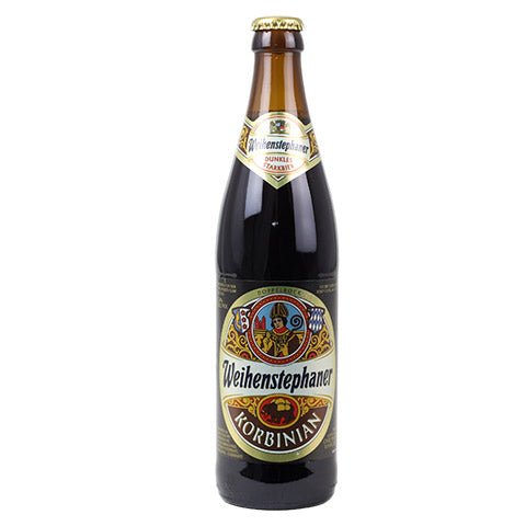 Weihenstephaner Korbinian by Weihenstephan, beer label