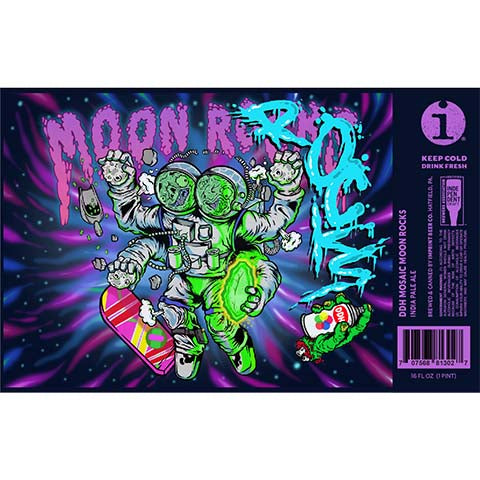 Imprint DDH Mosaic Moon Rocks IPA by Imprint Beer Company, beer label