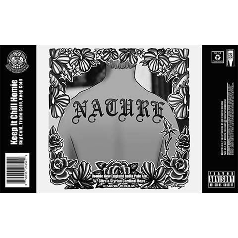 Odd By Nature 'Nature' Double New England IPA by Odd By Nature Brewing, beer label