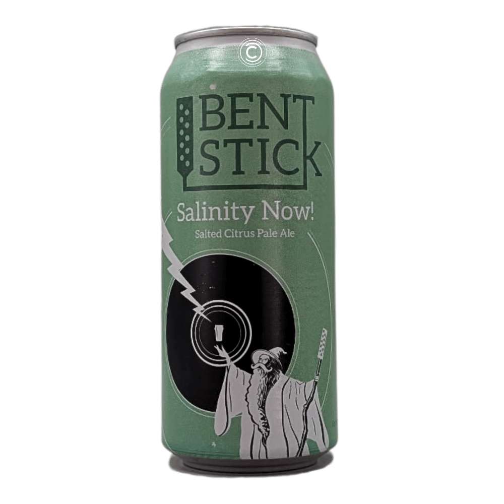 Salinity Now! Salted Citrus Pale Ale by Bent Stick Brewing Co., beer label
