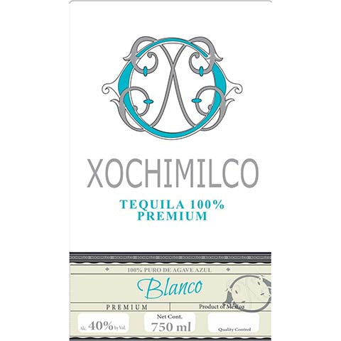Xochimilco Tequila Blanco by Senic International Corp., beer label