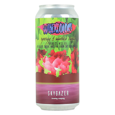 Skygazer Watercolors Synergy 8 Rainbow Candy (Blackberry, Tangerine, Mango, Lime, Rainbow Candies, Milk Sugar) by SKYGAZER Brewing Co, beer label