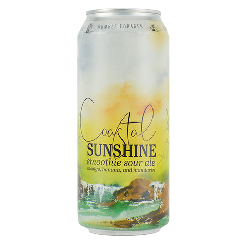 Humble Forager Coastal Sunshine V18 (Mango, Banana, Mandarin) by Humble Forager Brewery, beer label