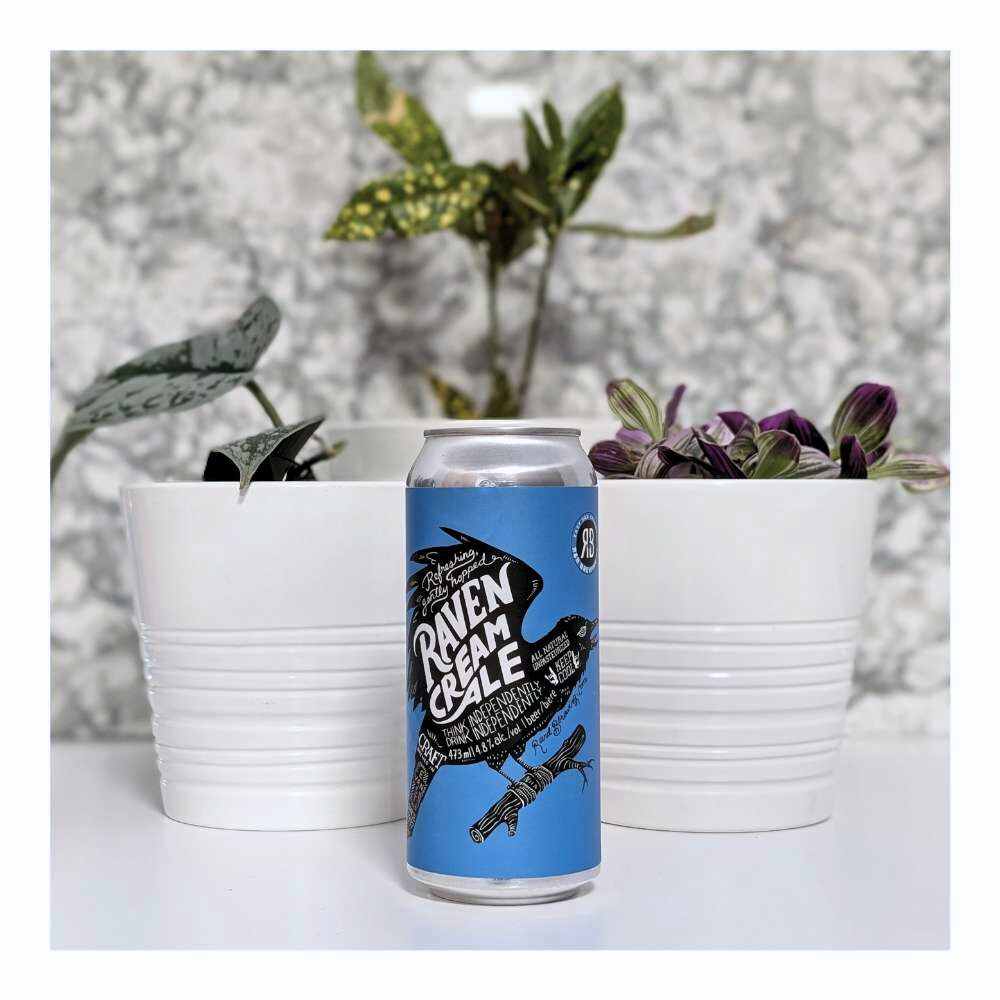 Raven Cream Ale by R&B Brewing Company, beer label