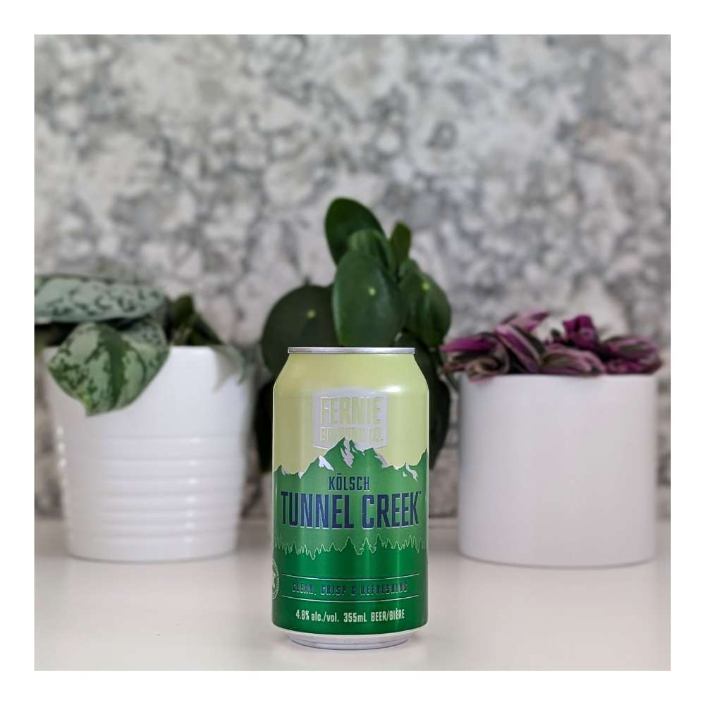 Tunnel Creek Kolsch by Fernie Brewing Co, beer label