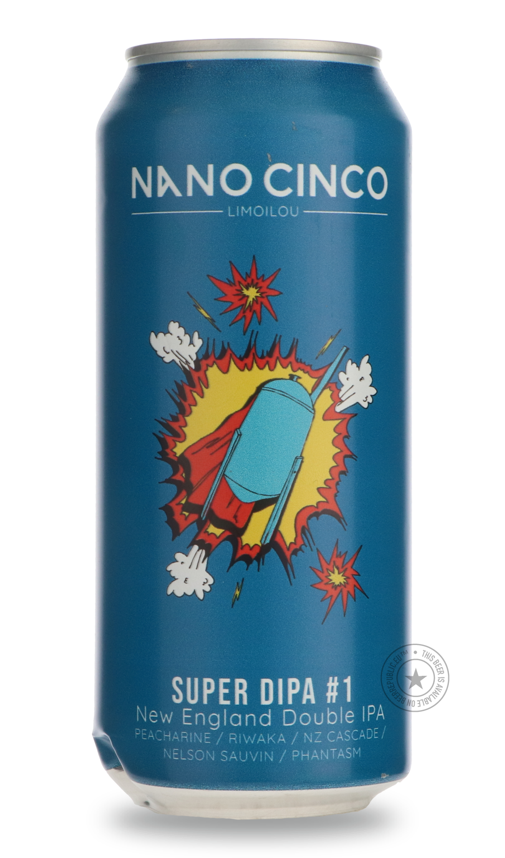 Super DIPA #1 by Nano Cinco, beer label