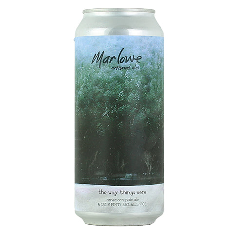 Marlowe The Way Things Were Pale Ale by Marlowe Artisanal Ales, beer label