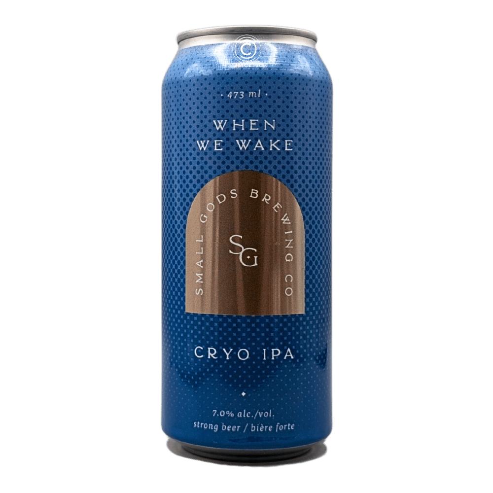 When We Wake Cryo IPA by Small Gods Brewing Co., beer label