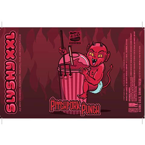 450 North Pitchfork Punch Sour Ale by 450 North Brewing Company, beer label