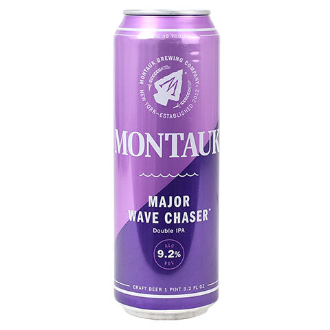 Montauk Major Wave Chaser DIPA by Montauk Brewing Co, beer label