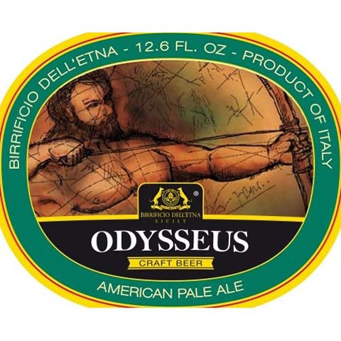 Birrificio Dell'etna Odysseus APA by Birrifico dell'Etna Srl, beer label