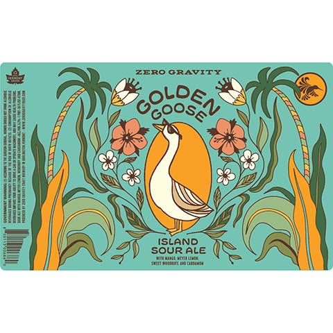 Zero Gravity Island Sour Ale by Zero Gravity Craft Brewery, beer label