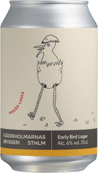 Early Bird by Fjäderholmarnas Bryggeri, beer label