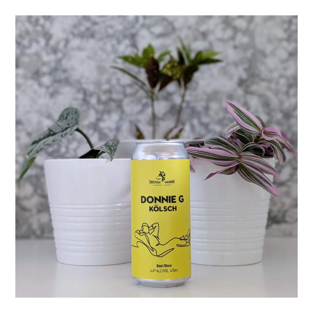 Donnie G Kolsch by Sheepdog Brewing, beer label