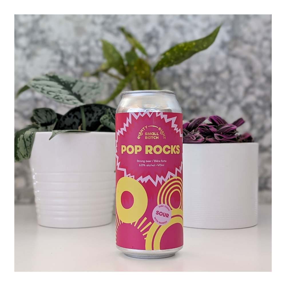 Pop Rocks Sour by Eighty Eight Brewing Co., beer label