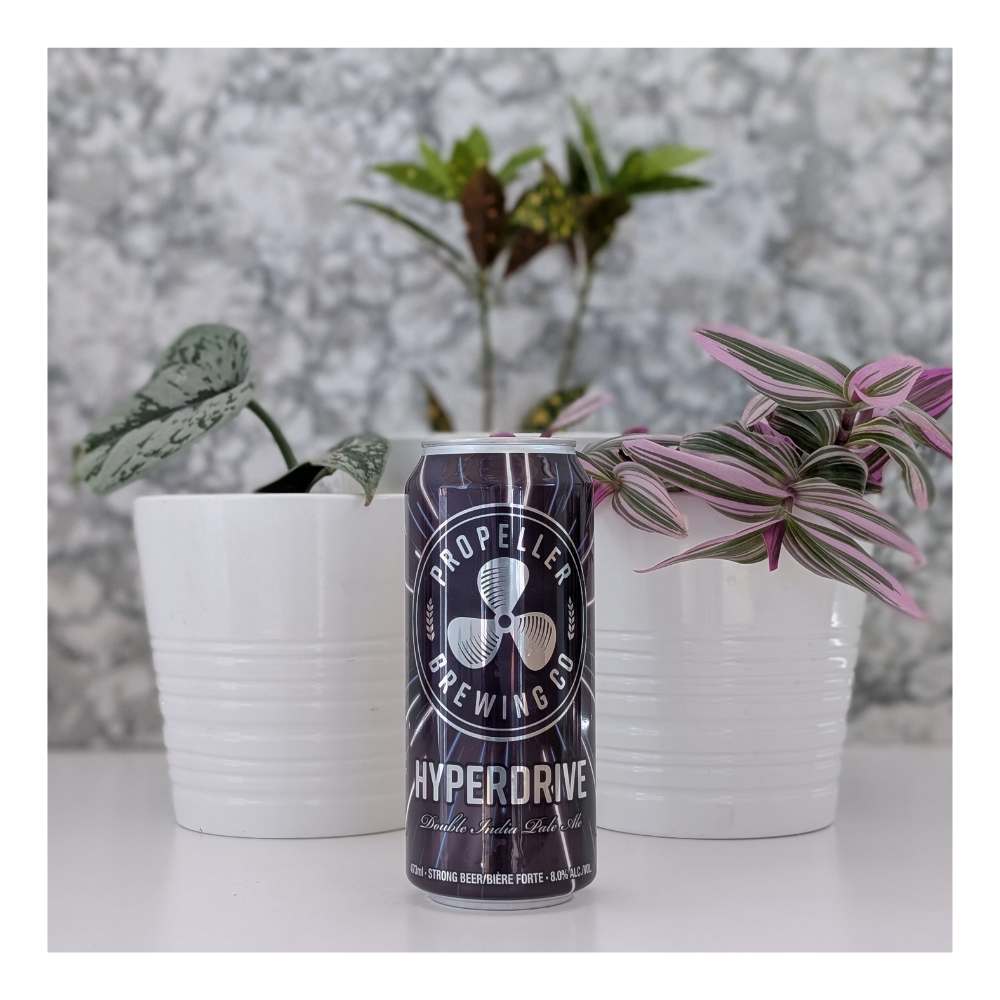 Hyperdrive Double IPA by Propeller Brewing Company, beer label