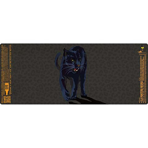 Tripping Animals La Pantera Negra Imperial Stout by Tripping Animals Brewing Co., beer label