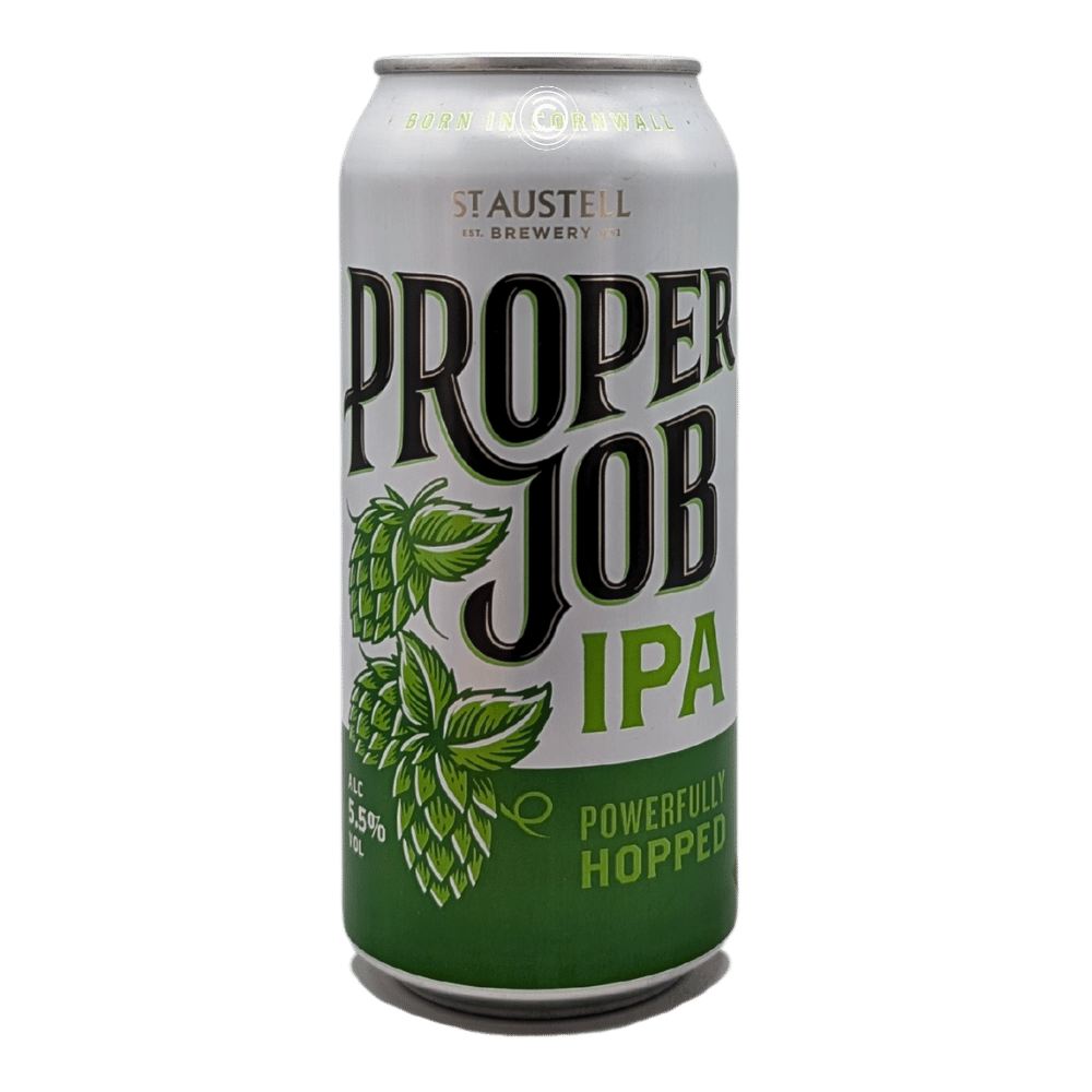 Proper Job English IPA by St Austell Brewery, beer label