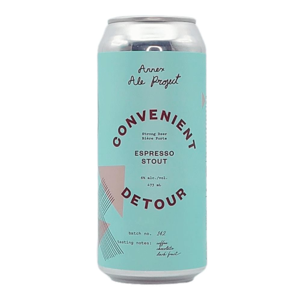 Convenient Detour Espresso Stout by Annex Ale Project, beer label