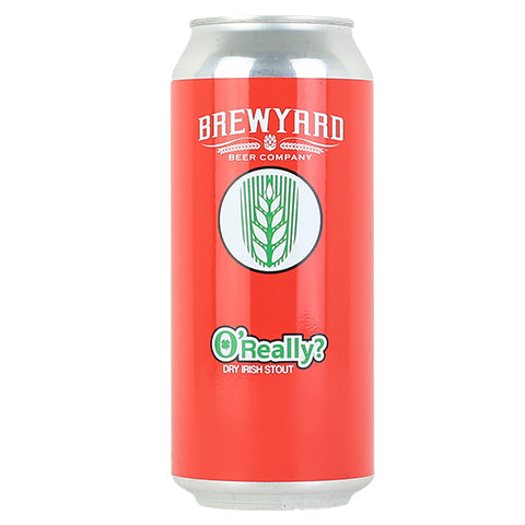 Brewyard O'Really? Dry Irish Stout by Brewyard Beer Company, beer label