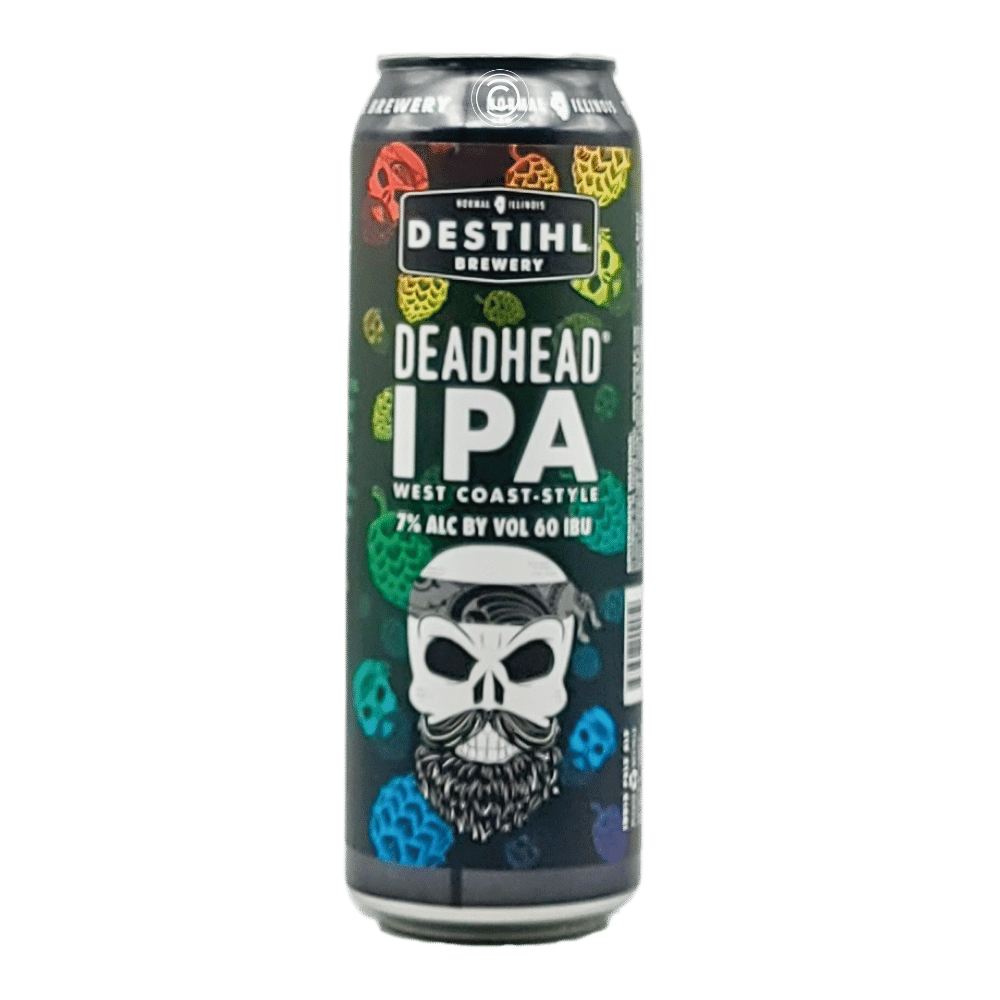 Deadhead IPA West Coast Style by Destihl Brewery, beer label