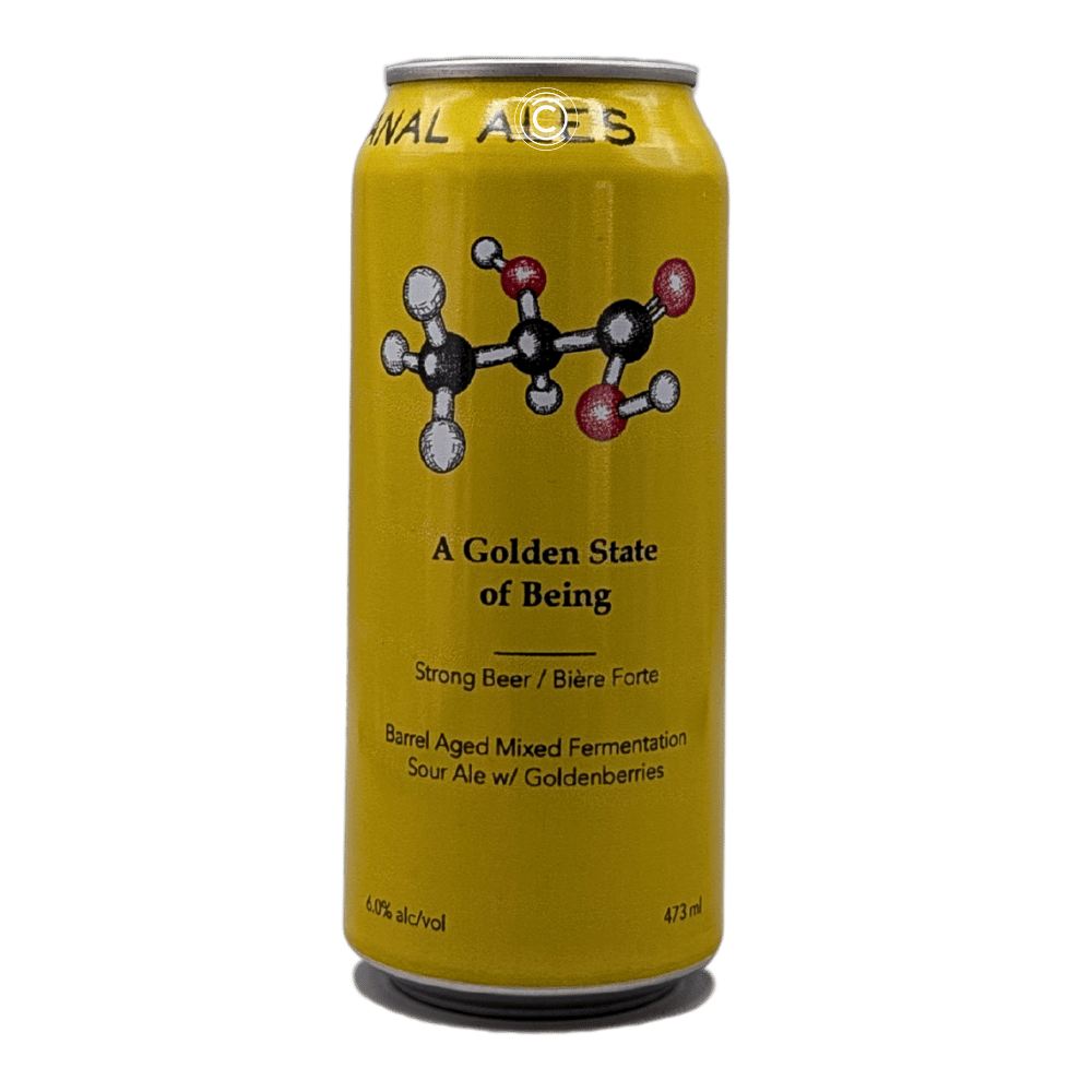 A Golden State of Being Sour by Trial & Ale Brewing Company, beer label